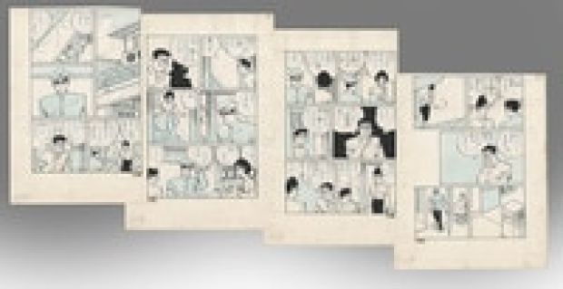 Fumiyasu Ishikawa hand written manuscript art"Great Youth"4 sheets | Mandarake (Big Web)