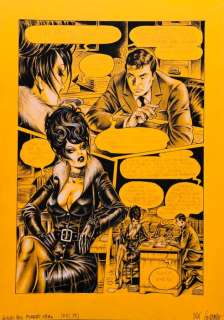 Nik Guerra - 2 Original colour page - Il Giallo del fumetto Nero - “Magenta” tavole n. 24 e n. 25 - 2023 | Catawiki