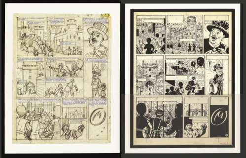 Jacobs, E.P. - 2 Offset Print - Blake & Mortimer - La Marque Jaune - (années 1980) | Catawiki