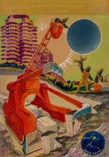 Frank R. Paul (American, 1884-1963) Sirius Mining Machine study Mixed media on board 10 x 7 inches (25.4 x 17.8 cm)...