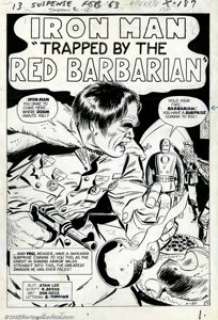 Don Heck - Original Art for Tales of Suspense #42 "Trapped by the Red Barbarian" - Complete 13-Page Story - | Heritage