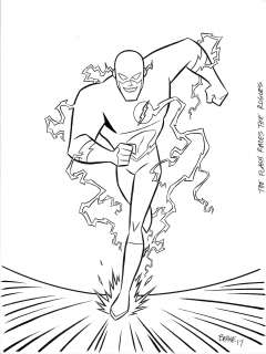 Ethen Beavers | Flash Races the Rogues page 47 | Abel Original Art