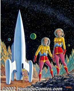 Al Feldstein - Original Cover Art Re-Creation of Weird Science #7 (undated). Who could forget this classic cover - | Heritage