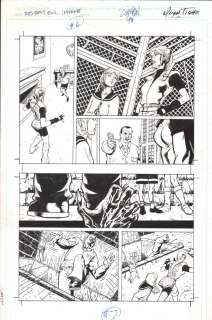 John Tighe, Ryan Odagawa - Resident Evil 2 Web Comic Pg 6-7 Claire Redfield Sherry Burkin