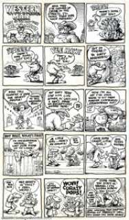 Robert Crumb - Original Art, Complete 1-page Story for The East Village Other, "Western Man" (East - | Heritage