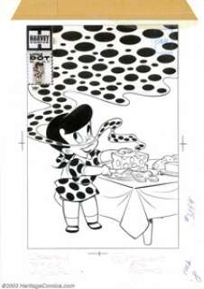 Warren Kremer - Original Cover Art for Little Dot #51 (Harvey, 1959). Vic Herman couldn‘t possibly have known -