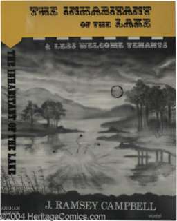 Frank Utpatel - The Inhabitant of the Lake Cover Original Art (Arkham House, 1964). Frank Utpatel’s cover art - | Heritage