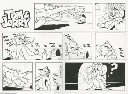 Kelly Jarvis - Tom and Jerry Sunday Comic Strip Original Art, Group of 27 (Editors Press Service, 1989 - 1993). -