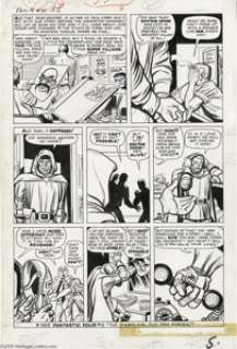 Jack Kirby and Dick Ayers - Fantastic Four #10, page 5 Original Art (Marvel, 1963). The House of Ideas - | Heritage