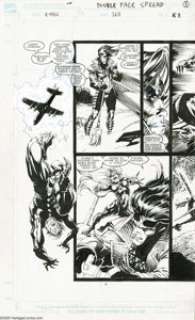 Jim Lee, Whilce Portacio, and Scott Williams - The Uncanny X-Men #267, Double Page Spread, pages 8 and 9 - | Heritage