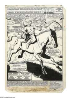Ron Randall - Arak, Son of Thunder #28 Page Original Art, Group of 15 (DC, 1983). In the sacred grove of - | Heritage