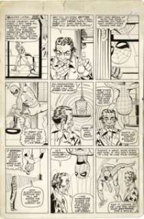 Steve Ditko - Amazing Spider-Man #22, page 9 Original Art (Marvel, 1965). After their big heist, the Ring-Master’s - | Heritage
