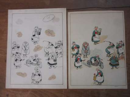 PINCHON Joseph Porphyre Illustration Les 100 métiers de Bécassine… | misc / divers