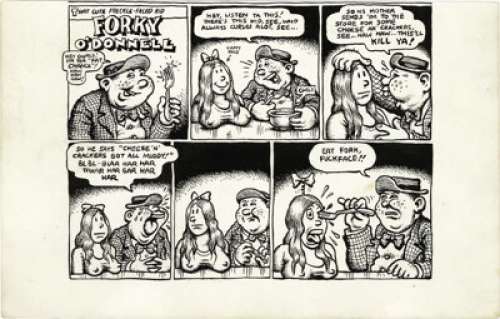 Robert Crumb - XYZ Comics Complete Half-page Story "Forky O’Donnell" (Kitchen Sink, 1972). Of all the - | Heritage