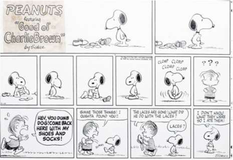 Charles Schulz - Peanuts Sunday Comic Strip Original Art, dated 9-14-69 (United Features Syndicate, 1969). To - | Heritage
