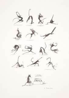 Catherine MEURISSE 1980— Steinlen Casting / Cats (hommage à Steinlen)
