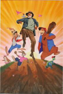 Paul Wenzel - "Song of the South" Concept Illustration Original Art (Disney, 1972). Official Walt -