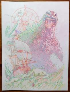 Continue shopping - GODZILLA - HERE BE THE DRAGONS #1 INAKI MIRANDA COVER ART