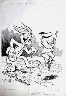 Ralph Heimdahl - Looney Tunes And Merrie Melodies #114 Cover (Large Art) 1950 Page K