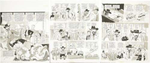 Angelo Torres - Mad #343, Complete 5-page Story "sleepWalker, Texas Stranger" Original Art (EC, -