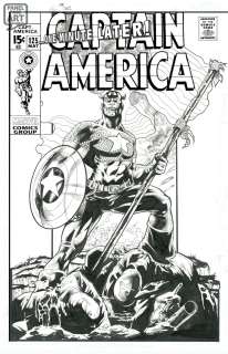 Don Hillsman - Captain America 125 Cover (Oml)
