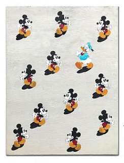 Roberto Ronchi - original colour drawing "Walking on the Mice Side" | Catawiki