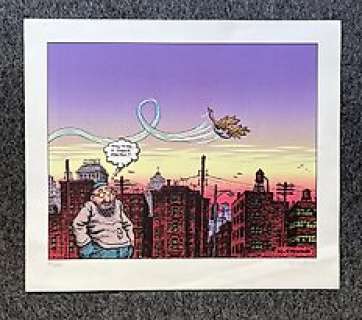 Crumb, Robert | Crumb, Robert - 1 Silkscreen - Sheer poetry | Catawiki