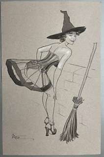 Hitte, Patrick - 1 Original drawing - Sorcière érotique | Catawiki