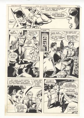 Batman Detective Comics #513 Original Comic Art Pg 23 Don Newton DC 1982 | Neat Stuff Vault