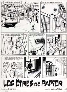 Dodier - Jérôme K. Jérôme Bloche, planche n°1 Ã …