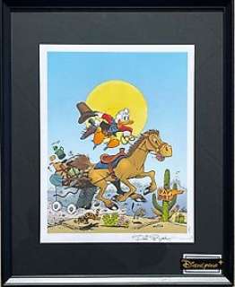Don Rosa - The Raider of the Copper Hill - Hand signed and framed print | Catawiki