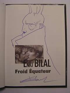 Bilal, Enki | Original commission drawing  - Alcide Nikopol  - Froid equateur  - (1992) | Catawiki
