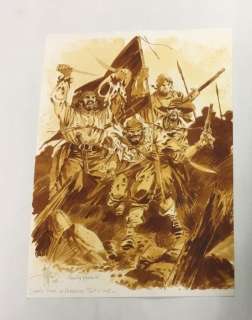 Cassini, Jean-Claude - 1 Original colour drawing - Le pirate Henry Morgan et son equipage - 2005