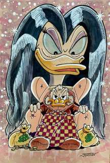 Julian Jordan - 1 Croquis en couleur - Uncle Scrooge - "Magica de Spell" | Catawiki