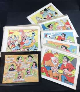 Landolfi, Lino - 31 Original colour drawing - Gargantua e Pantagruel | Catawiki