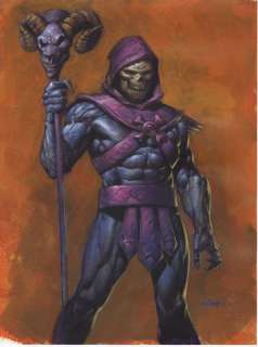 David Finch | Skeletor Acrylic Painting | David Finch