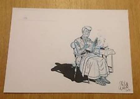 Wurm, Philippe - Original art  - tribute to Tibet and Rik Ringers  - DBD 40  - (2010)