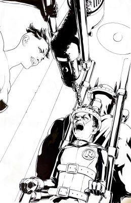 Gene Ha | Gene Ha - Batman And Robin - Issue 19 Variant Cover | Panel Punk Comics Originals