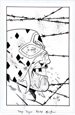 Raymar Brunson | Raymar Brunson - Tokyo Jaguar - Pin-Up | Panel Punk Comics Originals