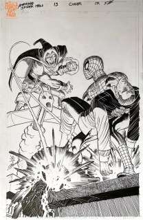 John Romita Jr. Scott Hanna - Amazing Spider-Man #13 Cover (Marvel, 2022)