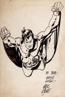 Gil Kane - Black Condor Drawing (Late 1970S)