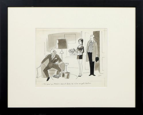 Lot 13 - GUS (Gustave ERLICH dit) (1911-1997) J’ai pensé que monsieur aimerait… | misc / divers