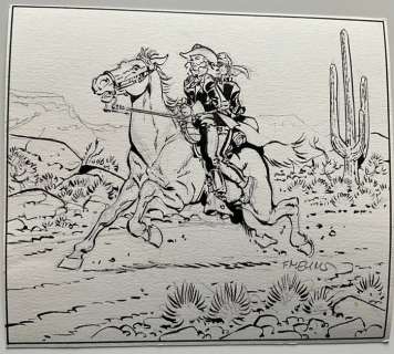 Meynet, Félix - 1 Original preliminary drawing - Sauvage | Catawiki