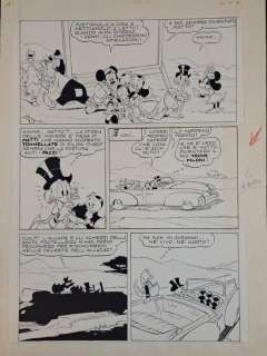 De VIta, Pier Lorenzo - 1 Original page - Paperino Don Chisciotte - 1956 | Catawiki