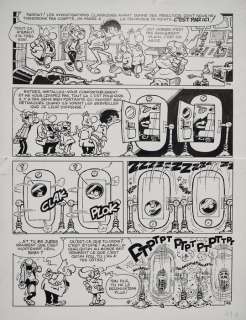 Greg - 1 Original page - Achille Talon T4 - Le Monstre de l’Étang - 1989 | Catawiki