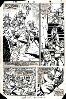 Steve Geiger Joe Del Beato - Sectaurs #3 P 8 (Entire Sectaurs Team Battles!) 1985