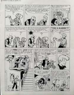 Tibet - 1 Original page - Chick Bill - Schnot le bel à Wood City - 1976 | Catawiki