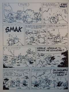 Walli - 1 Original page - Chlorophylle T14 - Le Combat des mages - 1988 | Catawiki