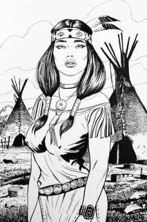 Candita, Giuseppe - 1 Original drawing - Tex - Tributo artistico personale a Lilith