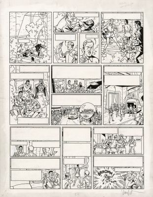 Van Dongen | Blake et Mortimer T. 31 La menace Atlante | Galerie Champaka